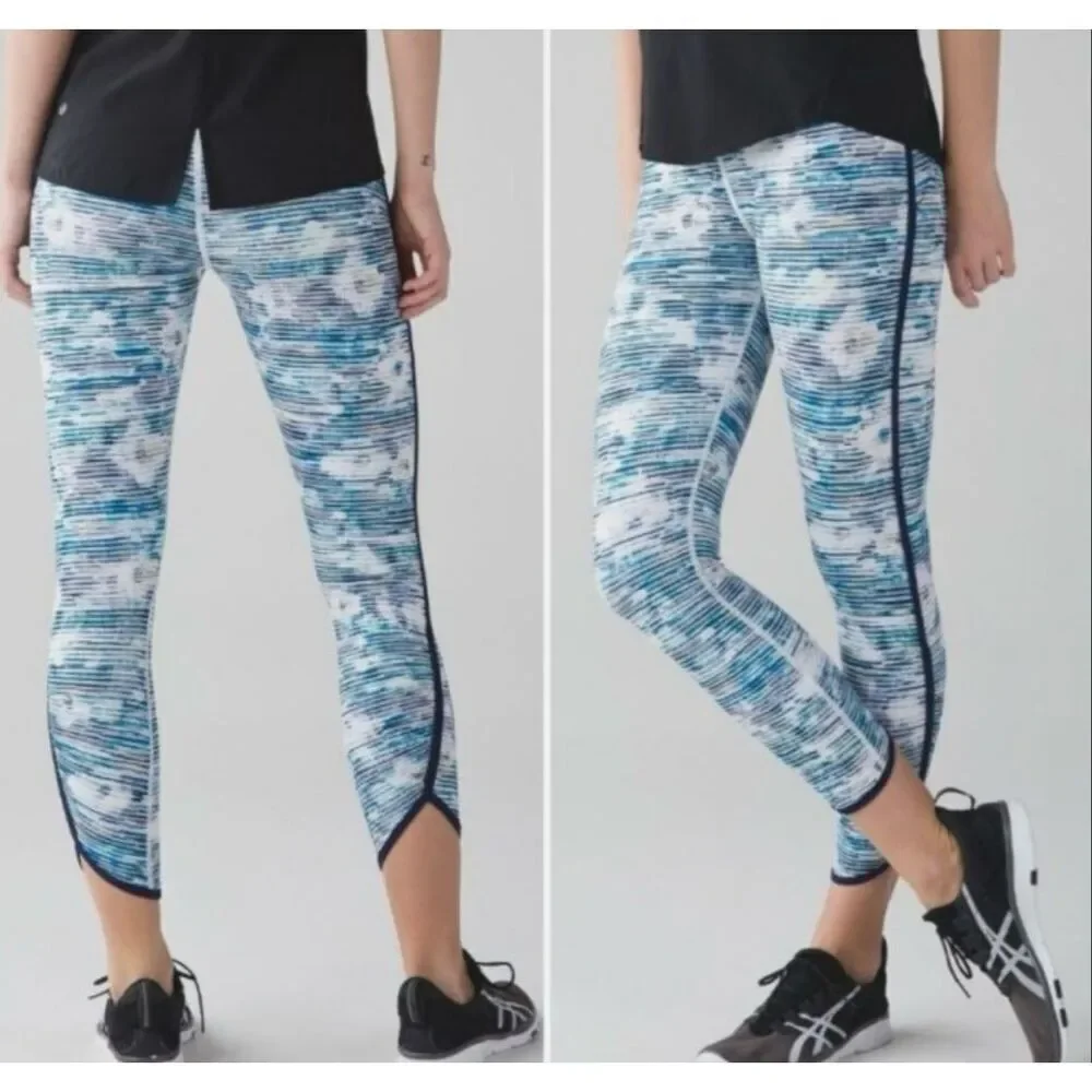 Lululemon Real Quick Tights in Hero Blue NWOT